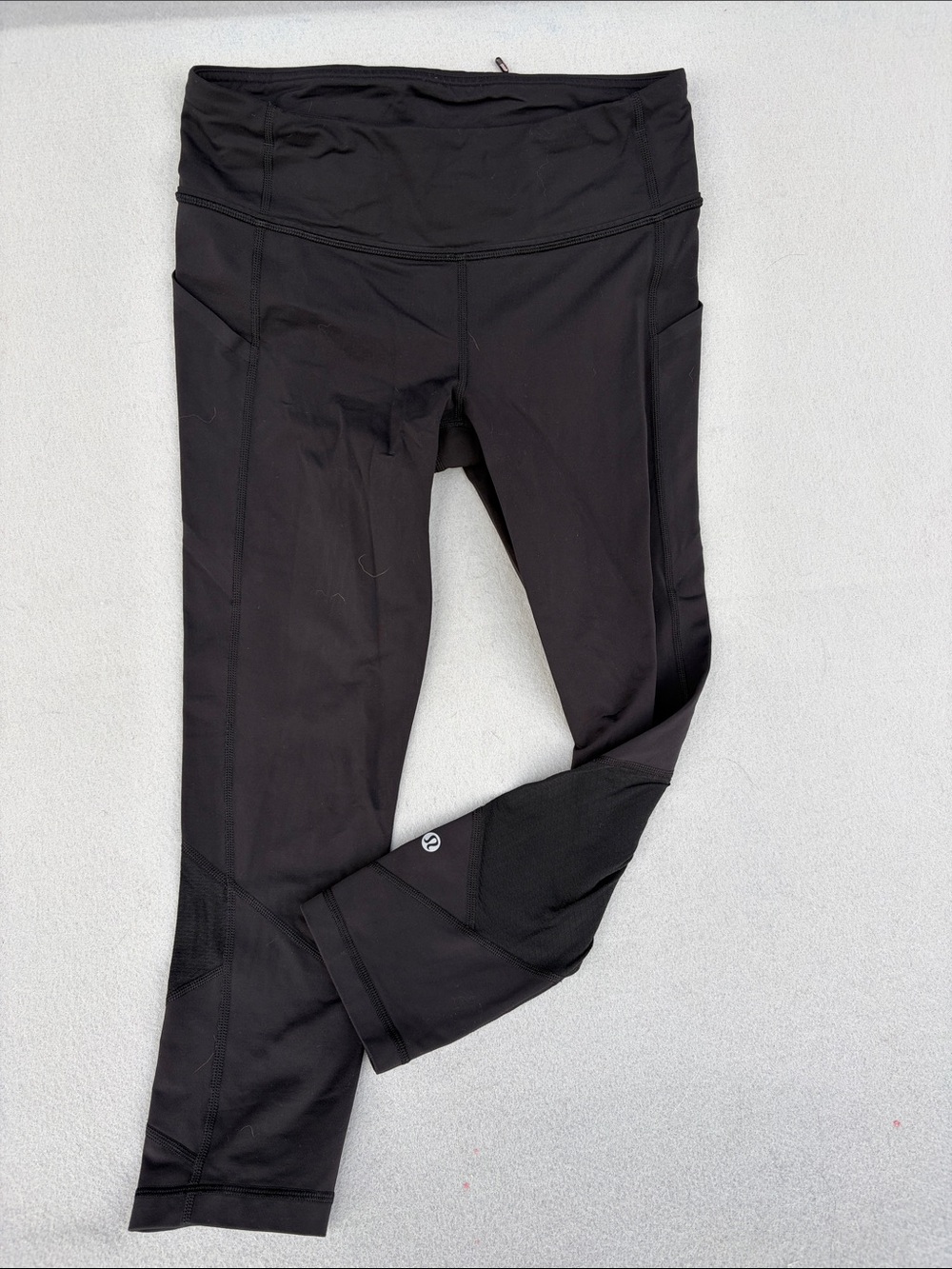 lululemon athletica Black Performance Leggings with Zip Pocket